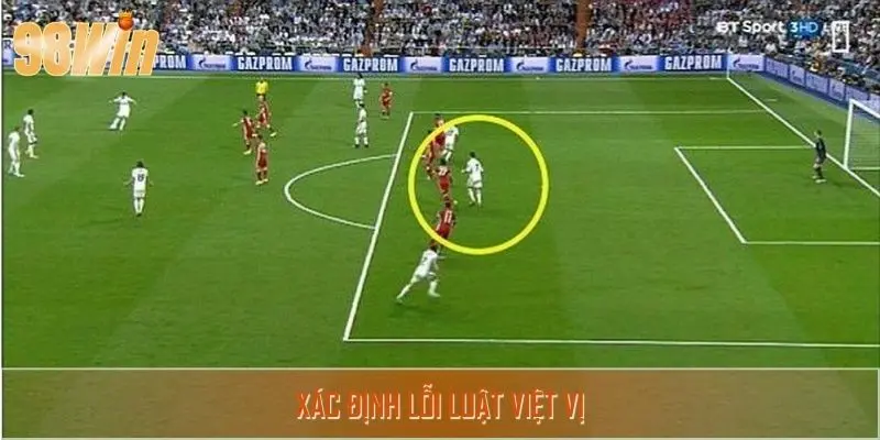 Xác định lỗi luật việt vị